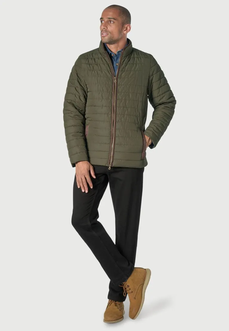 Orlando Olive Quilted Puffer Jacket