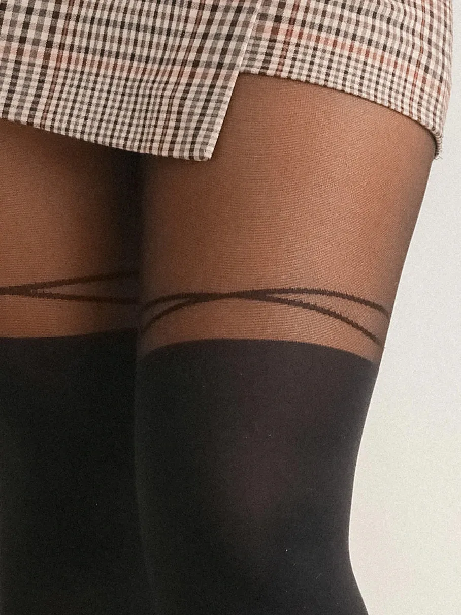 OTK Criss Cross Tights - BOXED