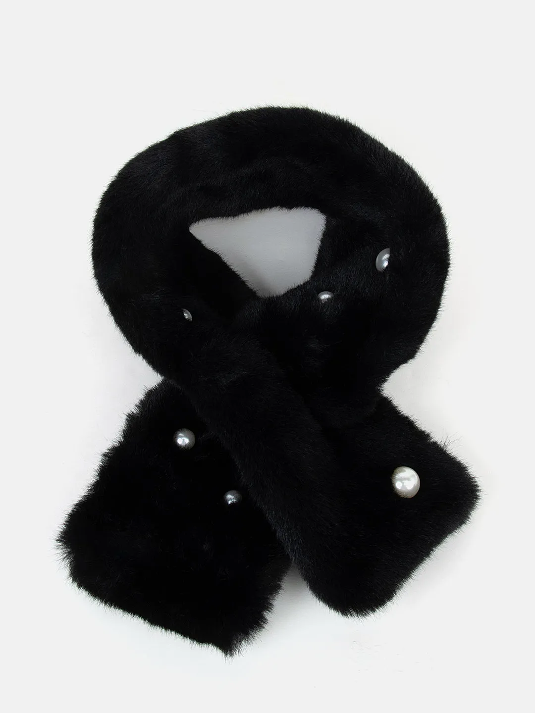 Pearl Embelished Scarf