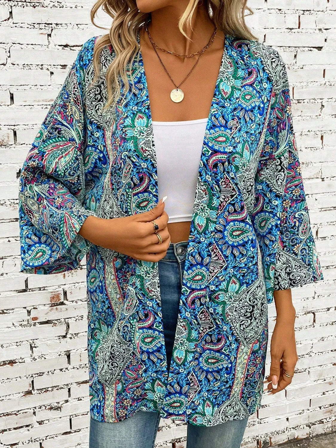 Pretty In Paisley Kimono