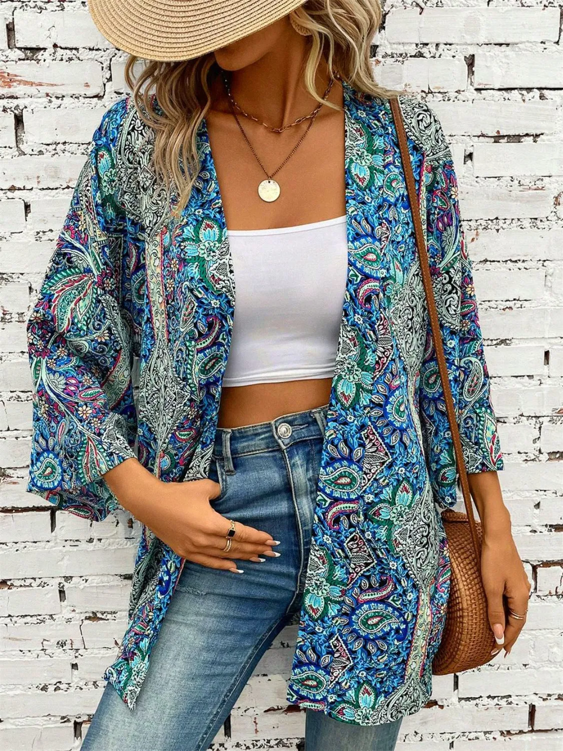 Pretty In Paisley Kimono