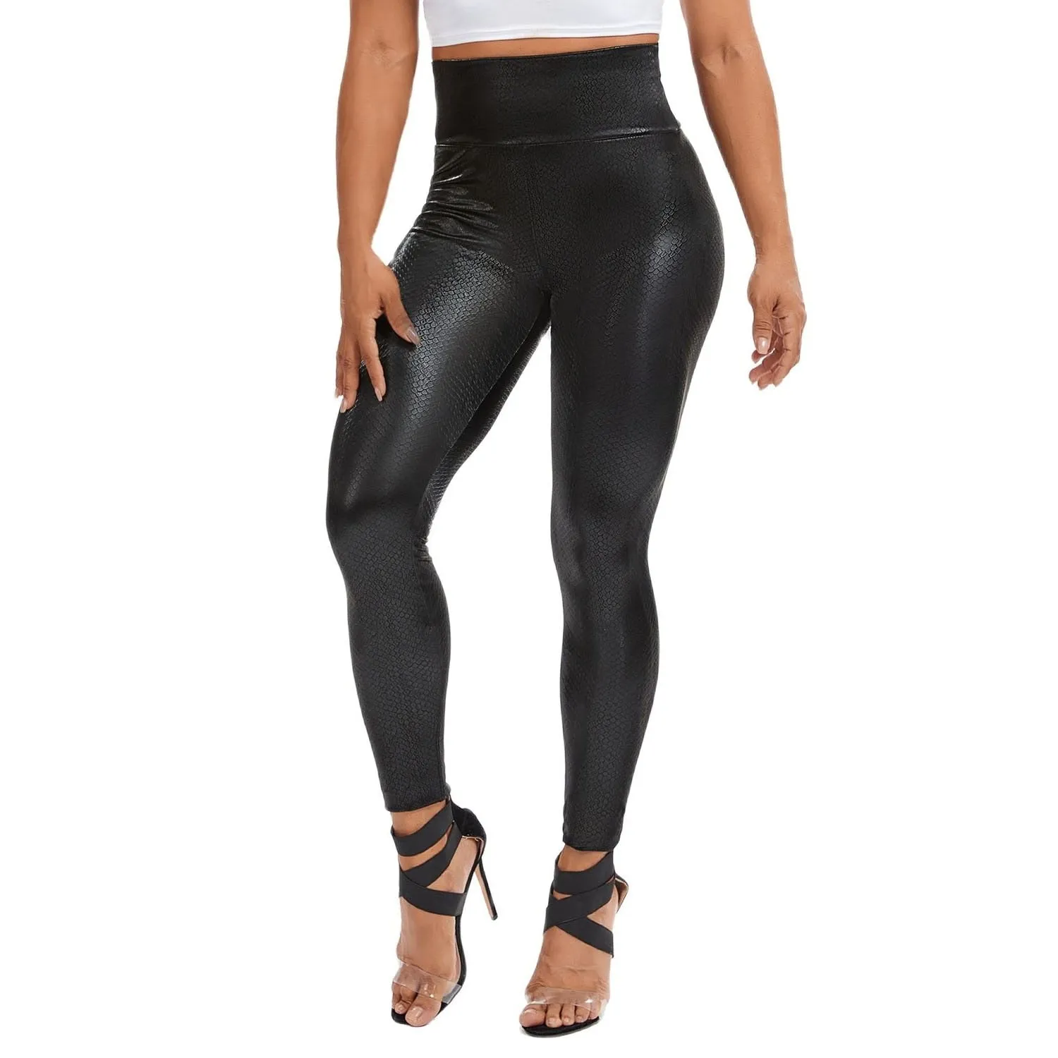 PU Leather Leggings Women