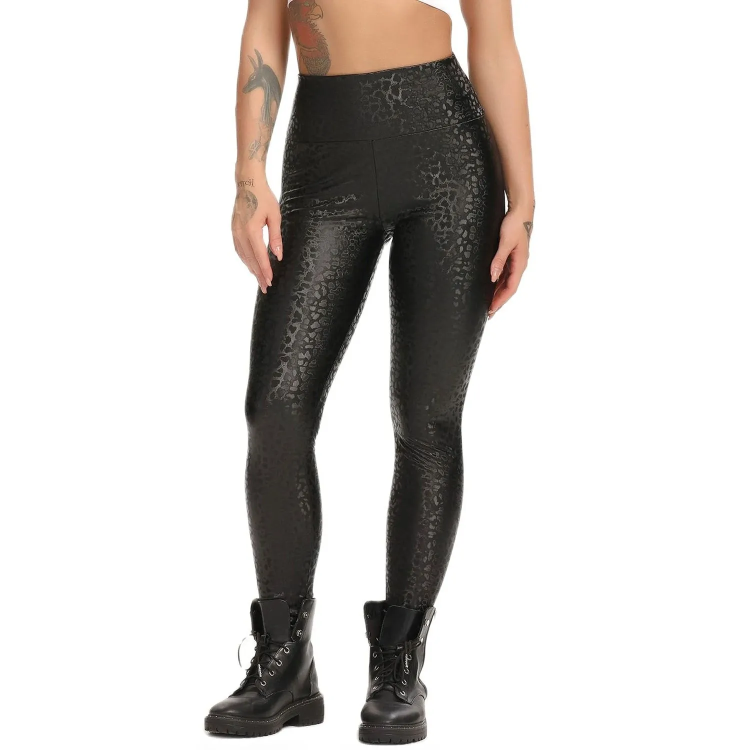 PU Leather Leggings Women