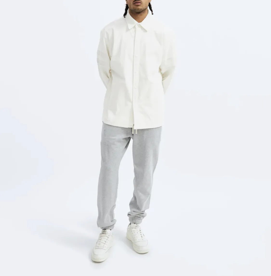 REIGNING CHAMP  |Button-down Stripes Unisex Corduroy Blended Fabrics