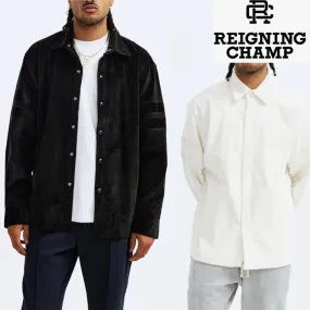 REIGNING CHAMP  |Button-down Stripes Unisex Corduroy Blended Fabrics