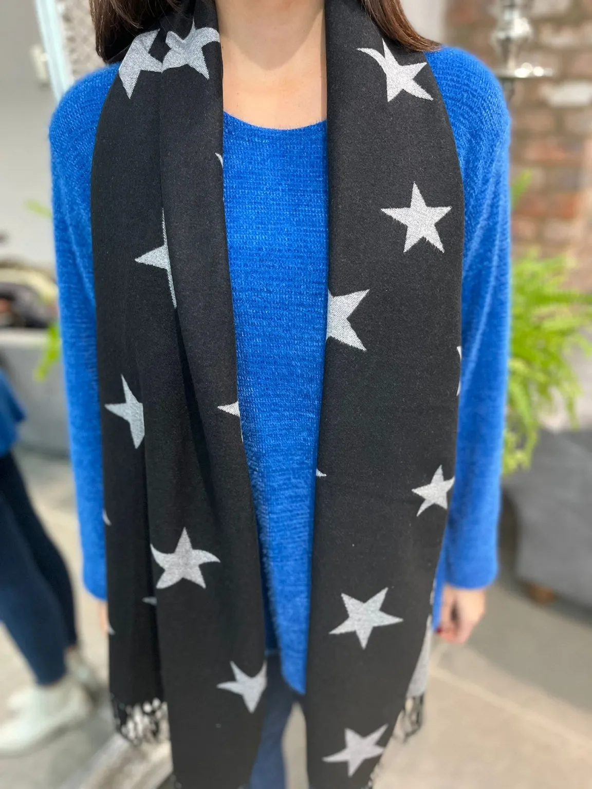 Reversible Star Scarf