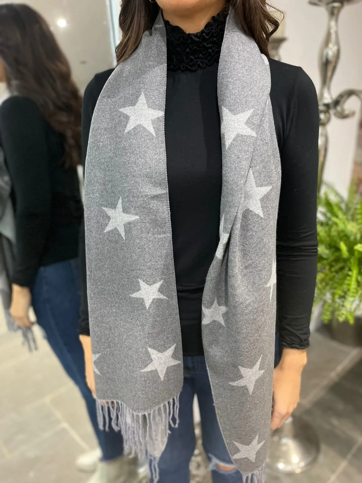 Reversible Star Scarf