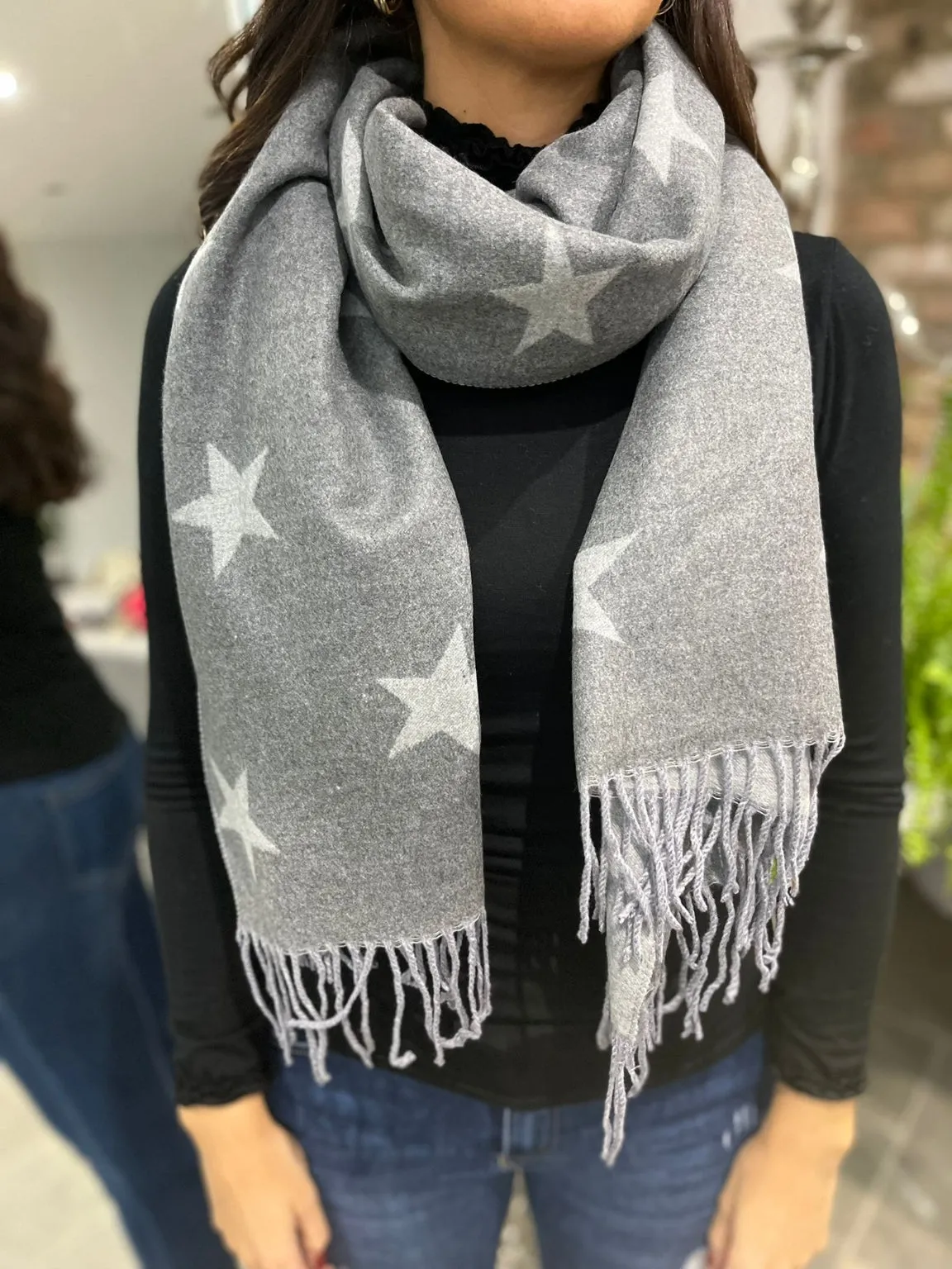 Reversible Star Scarf