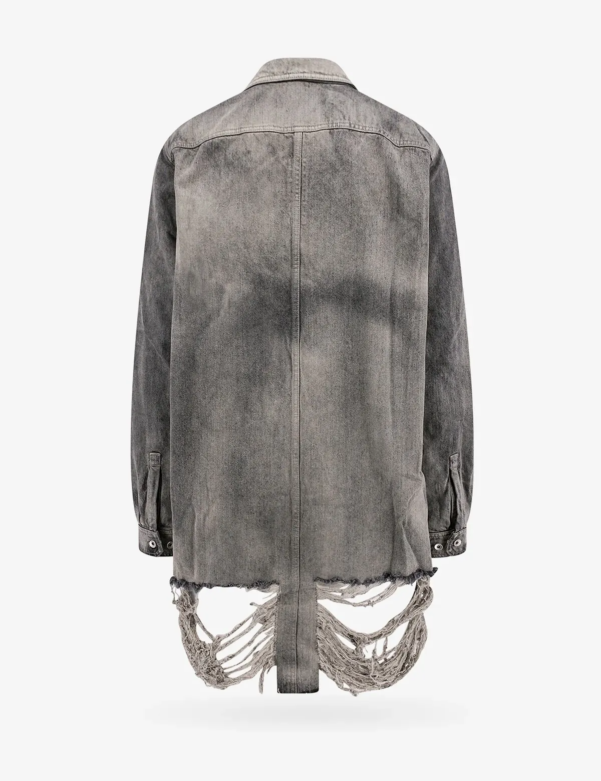 RICK OWENS  |Button-down Unisex Denim Street Style Long Sleeves Cotton