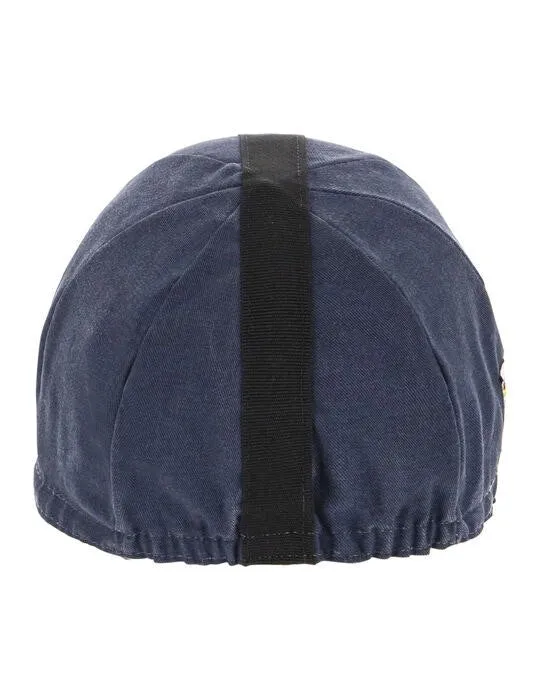 SANTINI UCI OFFICIAL CYCLING CAP NAUTICA BLUE ACCESSORY