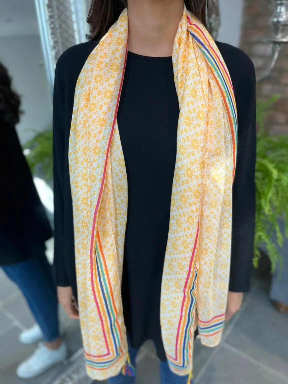 Segments Print Scarf