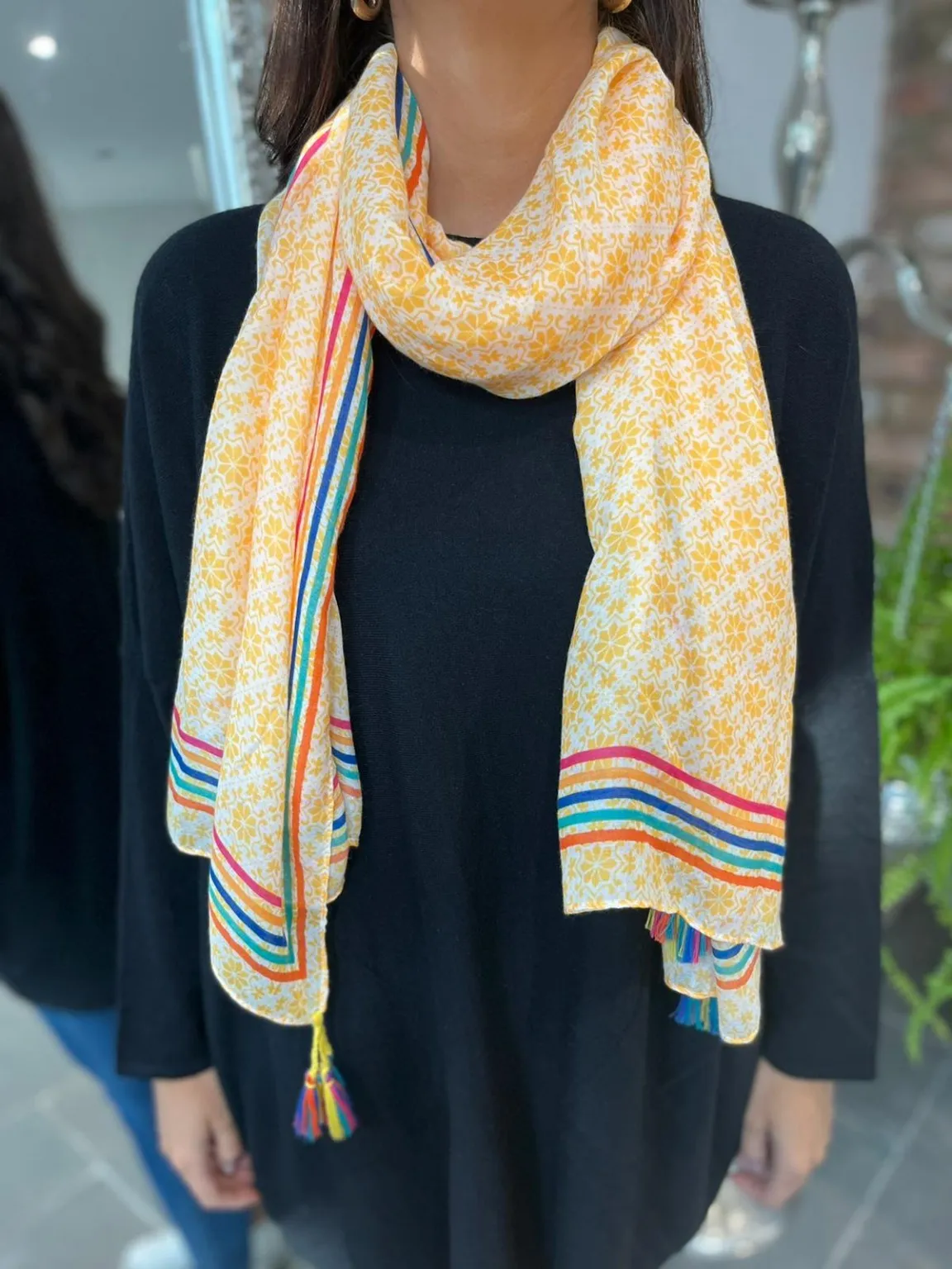 Segments Print Scarf