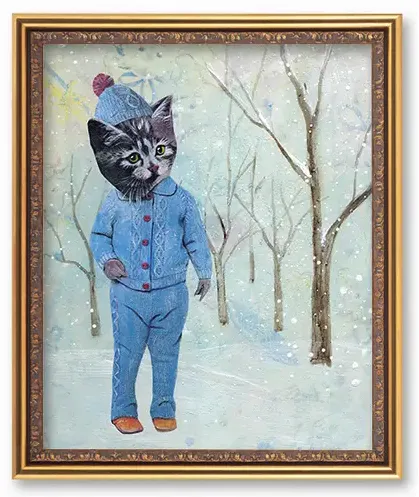 Snow Kitten Print (8 x 10)