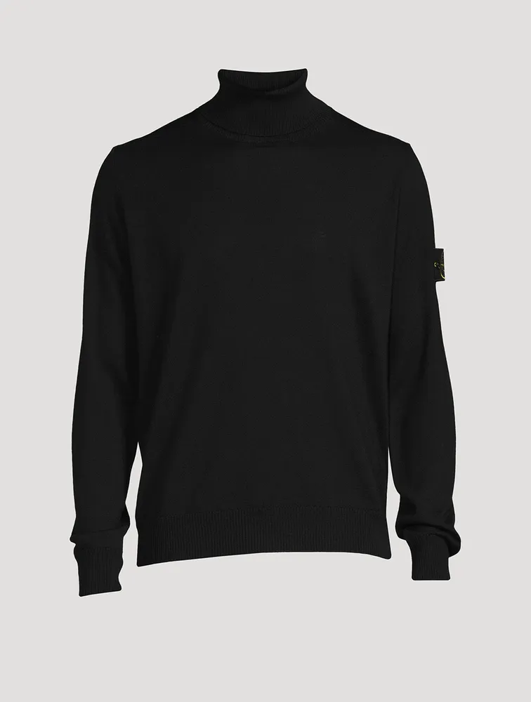 STONE ISLAND Wool Turtleneck Sweater