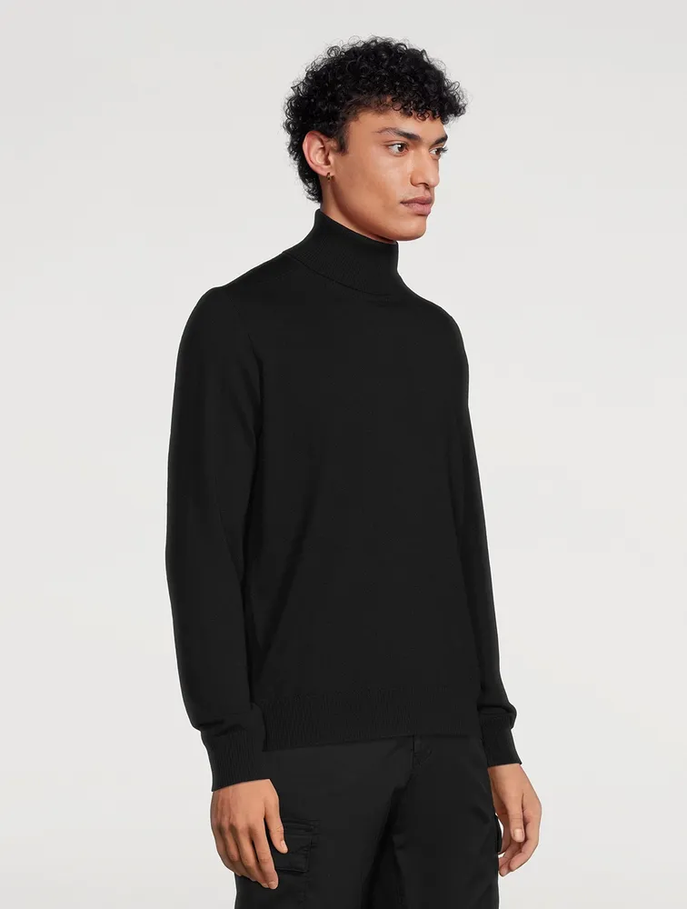 STONE ISLAND Wool Turtleneck Sweater