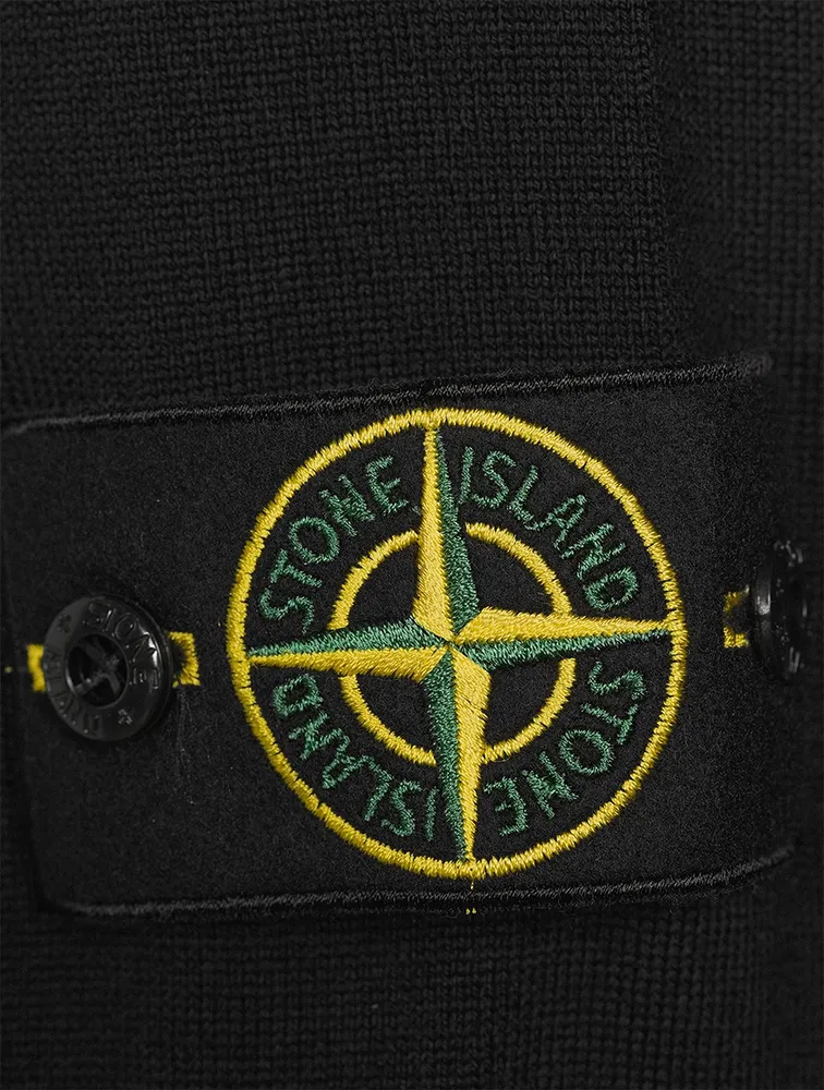 STONE ISLAND Wool Turtleneck Sweater