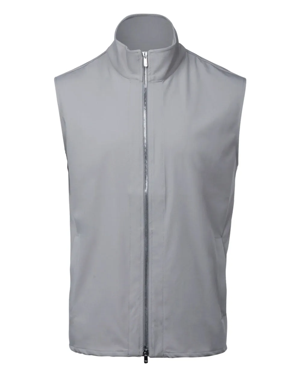 Stone Jersey Zip Front Vest