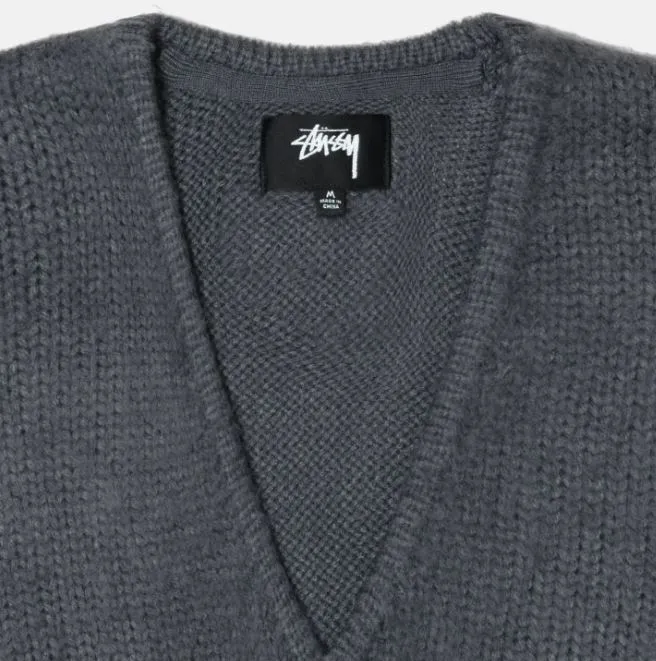 STUSSY  |Button-down Street Style Plain Oversized Front Button