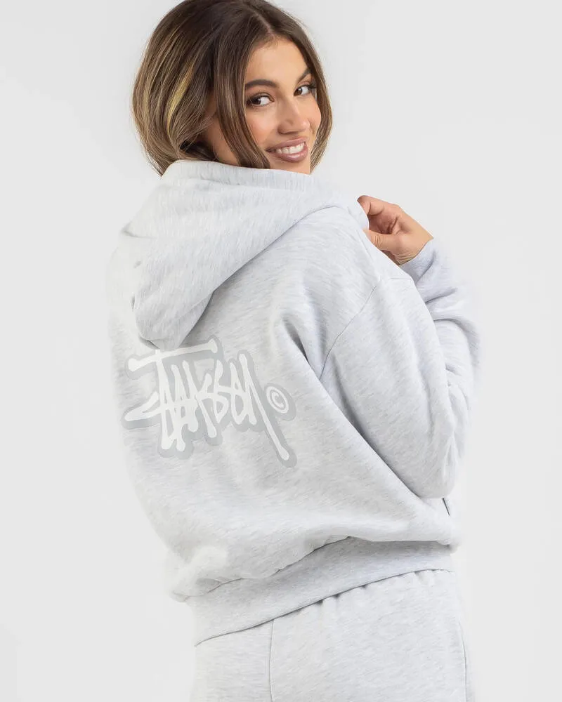 STUSSY  |Street Style Long Sleeves Plain Cotton Logo Skater Style