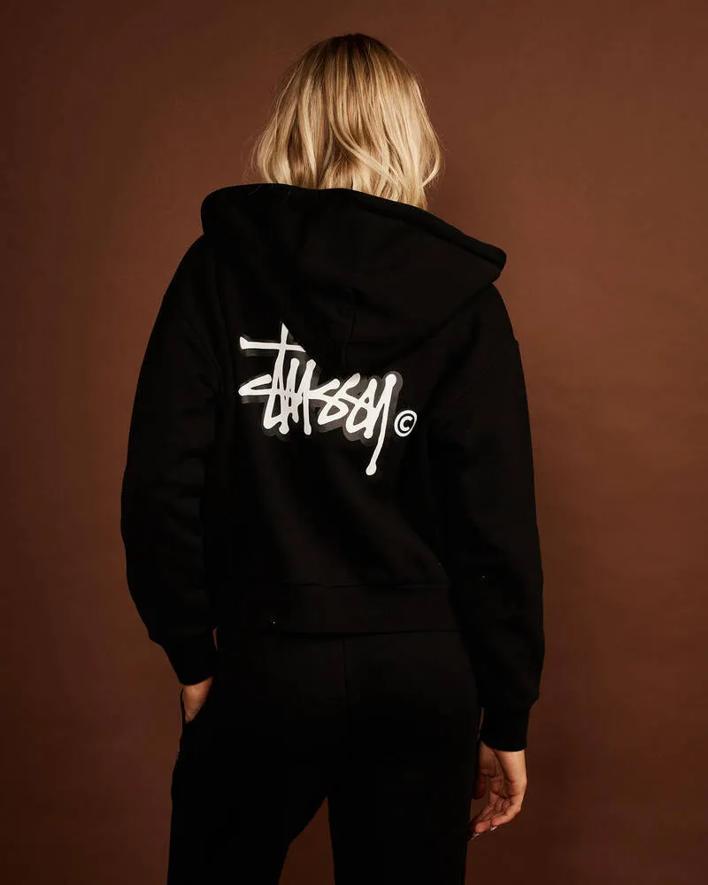 STUSSY  |Street Style Long Sleeves Plain Cotton Logo Skater Style