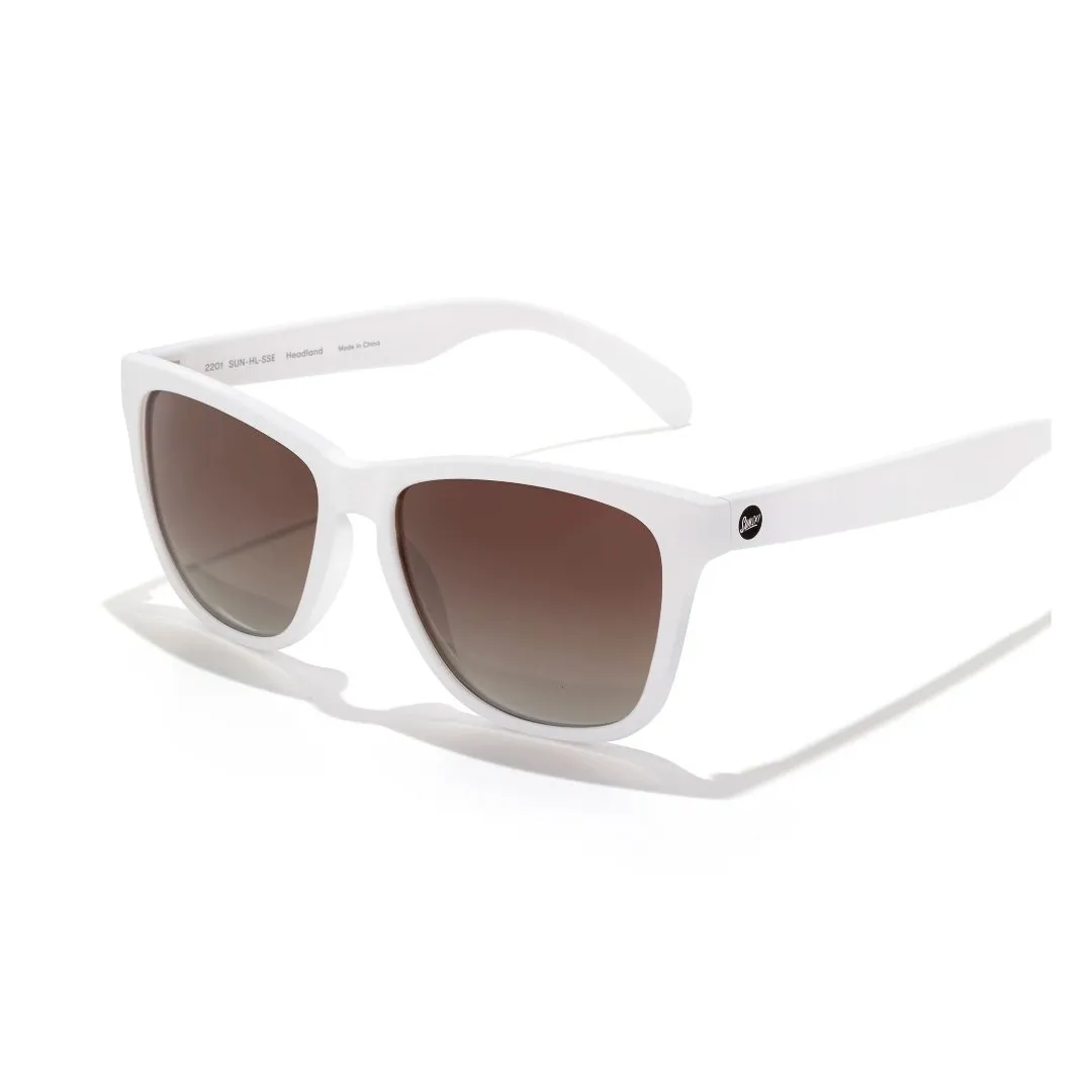 Sunski Headland Polarized Sunglasses - Snow Sepia