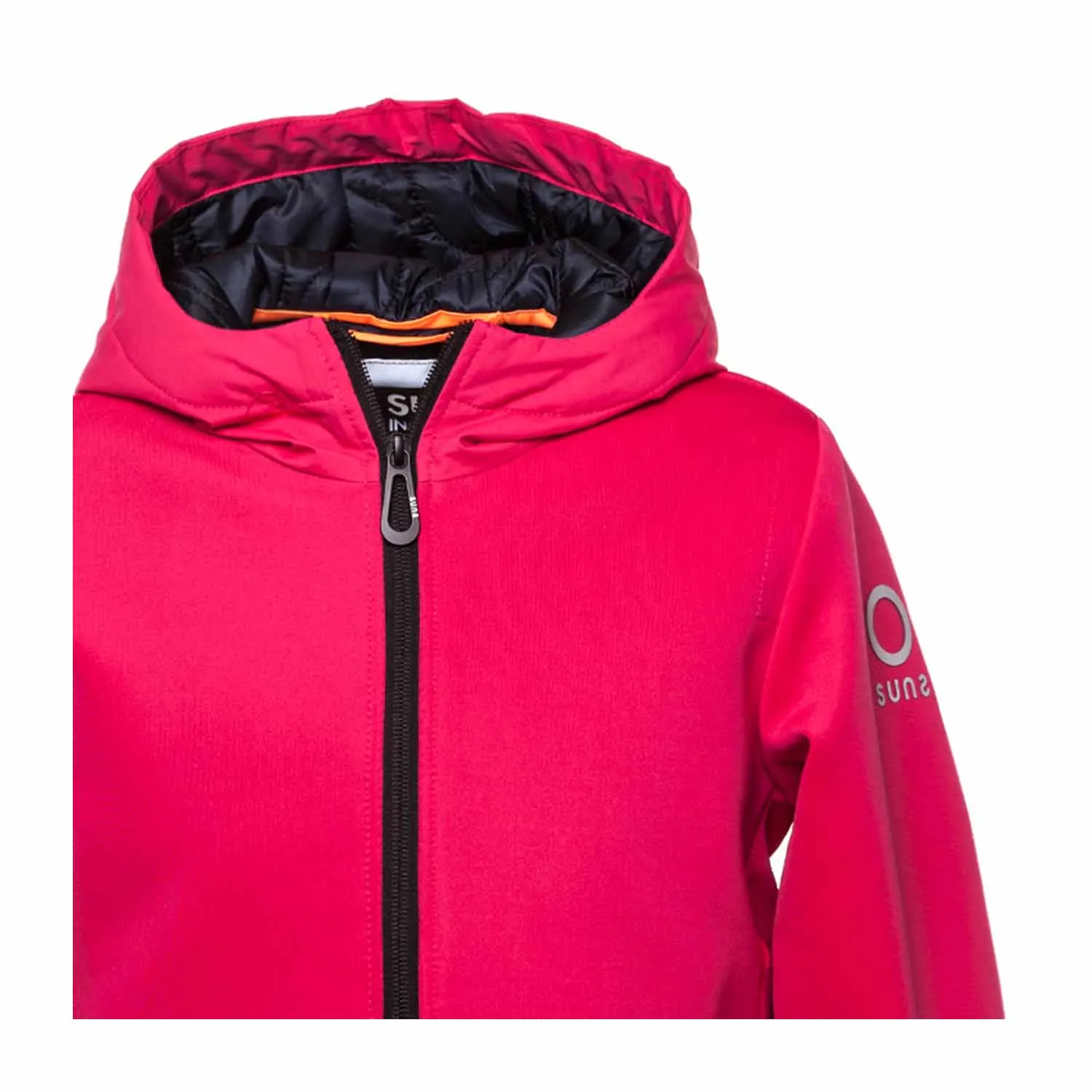 Sunstripes Girl Magenta Down Jacket