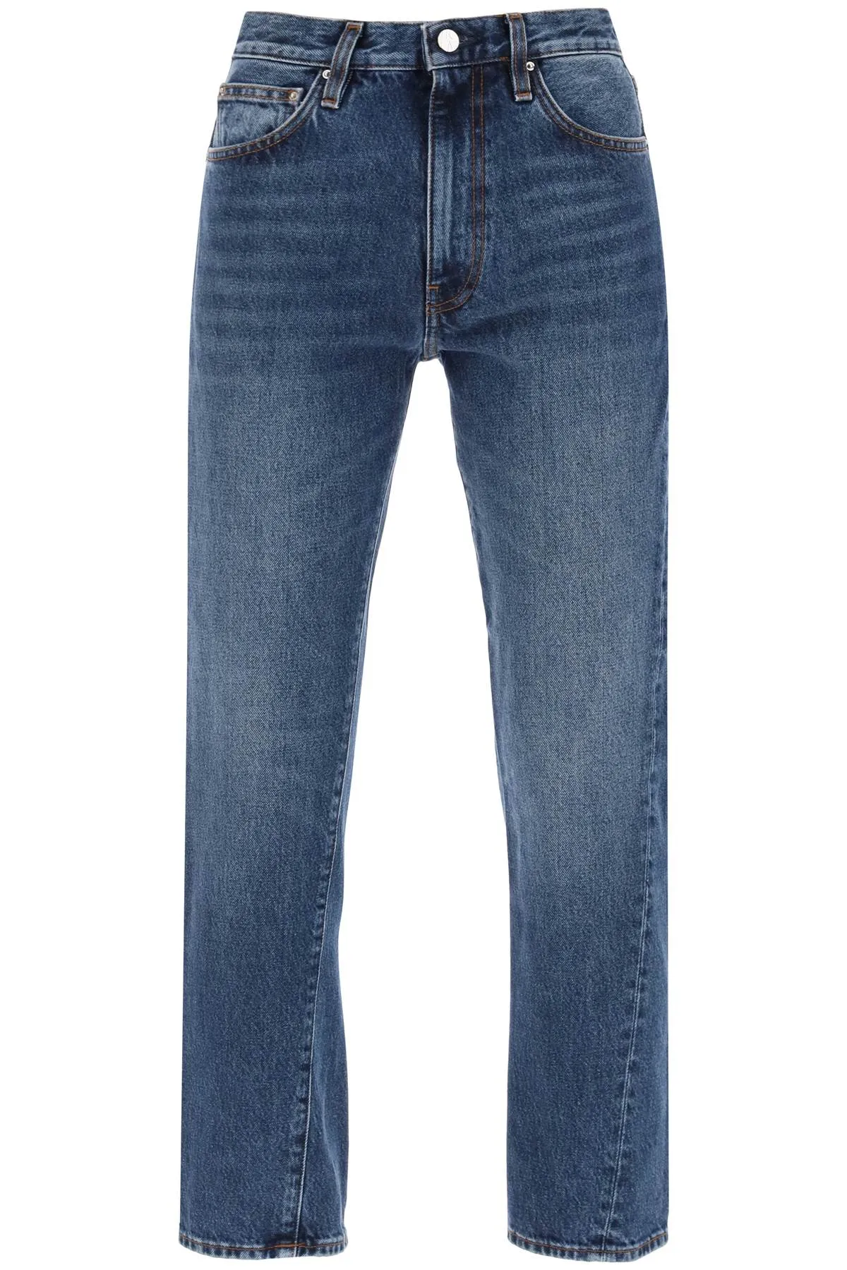 Toteme Twisted Seam Straight Jeans   Blue