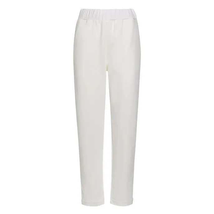 TROUSERS PESCA Woman Silk White