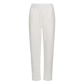 TROUSERS PESCA Woman Silk White