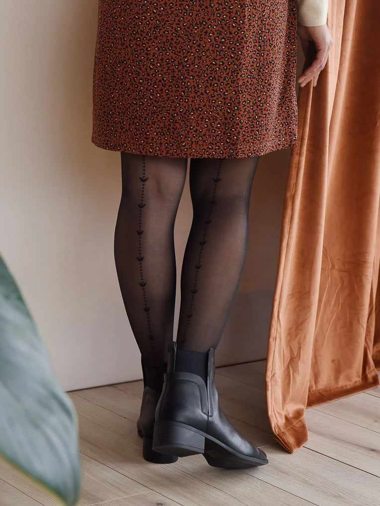 Tulip & Dots Back Seam Tights