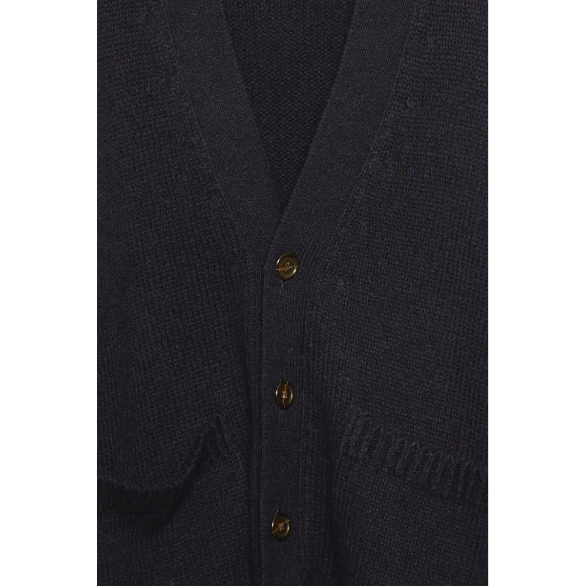 Universal Works Langdale Cardigan 29476 Eco Wool navy