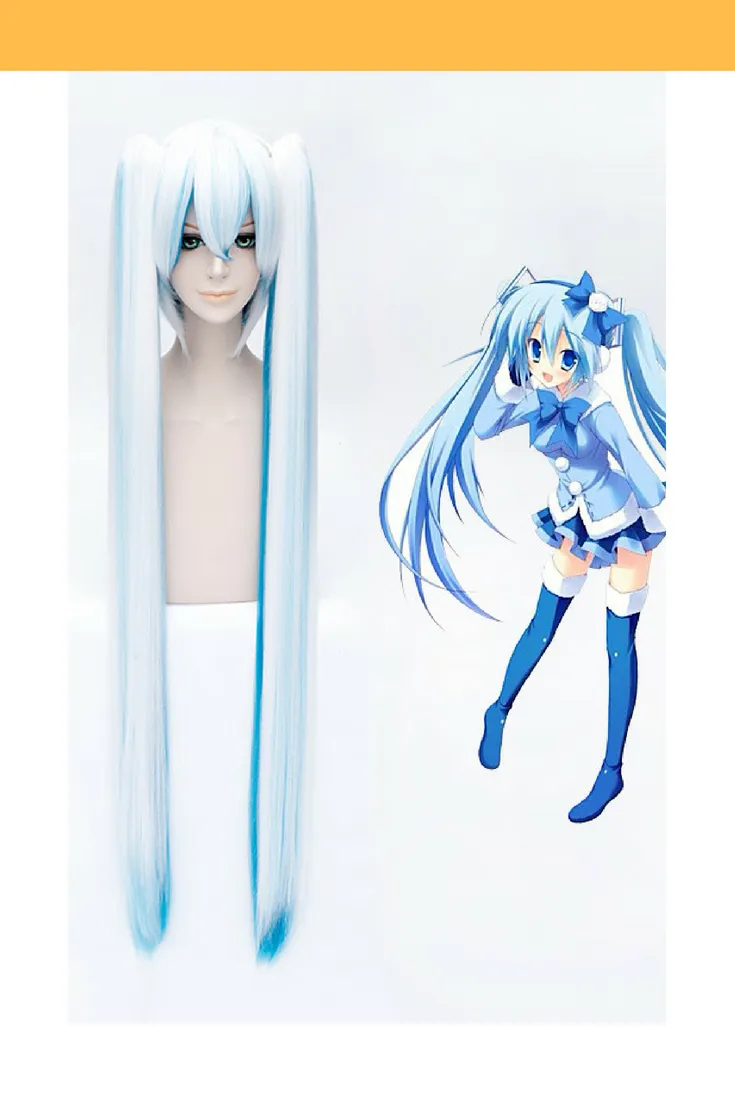 Vocaloid Miku Hatsune Snow Cosplay Wig