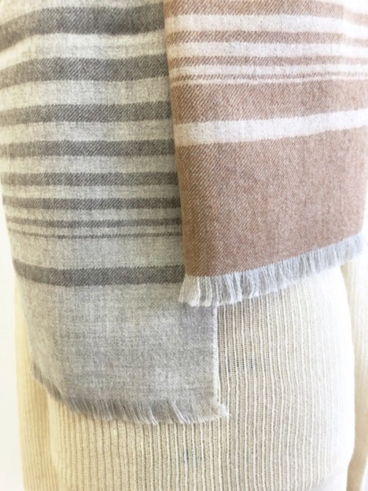 Wilda Striped Scarf