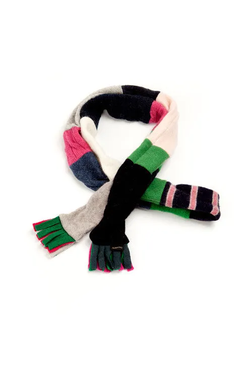 Wool Skinny Scarf in Bright