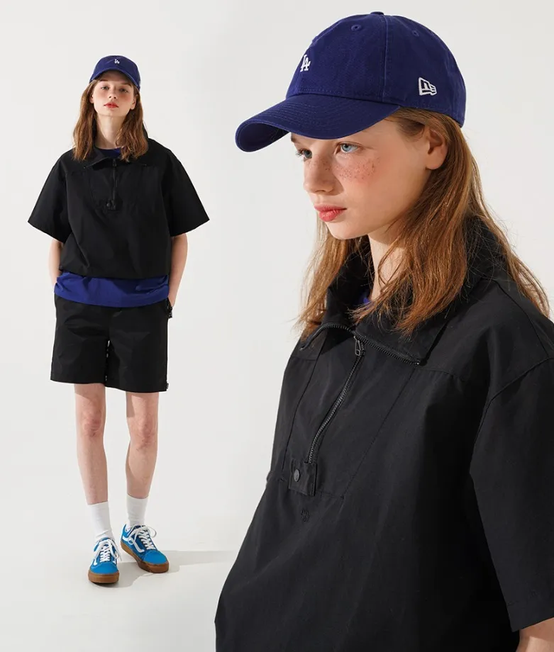 WV PROJECT  |Unisex Street Style Plain Cotton Short Sleeves Oversized